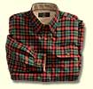 Plaids Long Sleeve Cotton Shirts