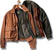 Leather Bomber Jacket