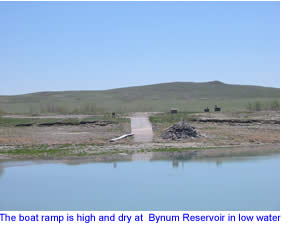 Bynum Reservoir in central montana