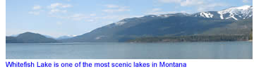 Whitefish Lake in Northwest Montana