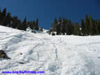 Another view looking up towards the Ridge at Bridger Bowl