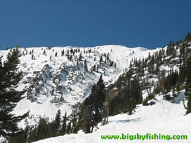 South Bowl at Bridger Bowl Ski Area