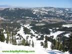 View from the top of the Bridger Lift
