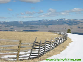 Snowfence at the Summit of Great Divide Ski Area