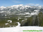 View looking east from the top of the Iron Horse Lift