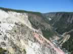Yellowstone River seen from Inspiration Point (121,933 bytes)
