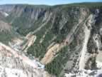 Yellowstone River in the Grand Canyon of the Yellowstone (151,407 bytes)