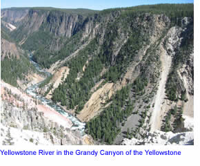 Yellowstone River in the Grand Canyon of the Yellowstone
