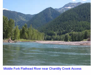 Middle Fork Flathead River near Chantilly 