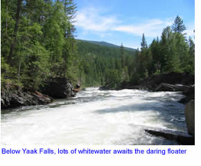 Whitewater below Yaak Falls