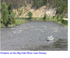 Floating on the Big Hole River