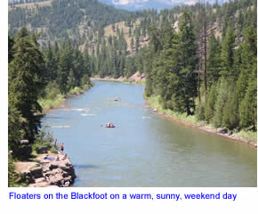 Floaters on the Blackfoot River