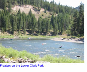 Floaters on the Clark Fork