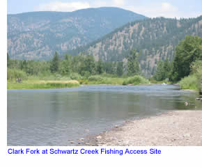 Clark Fork at Schwartz Creek