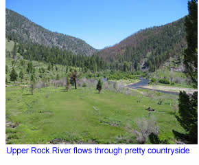 Scenic valley on upper Rock Creek