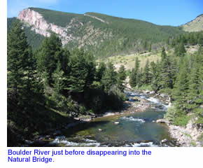 Boulder River above Natural Bridge