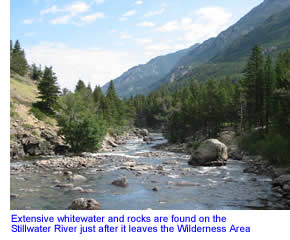 Stillwater River as it leaves the Absaroka-Beartooth Wilderness
