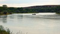 Rybářské Bighorn River v Montaně